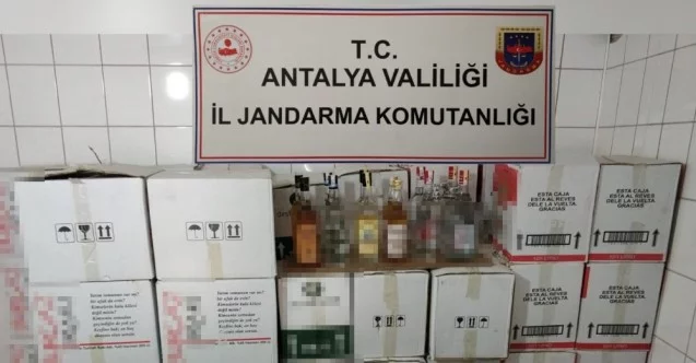 Antalya’da otel deposuna sahte alkol baskını