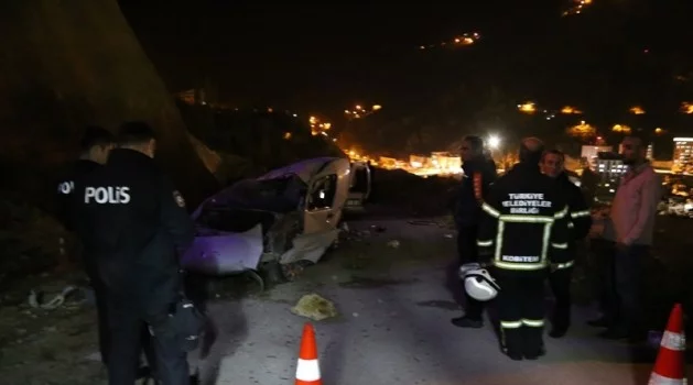 Artvin’de trafik kazası: 1 ölü, 1 yaralı