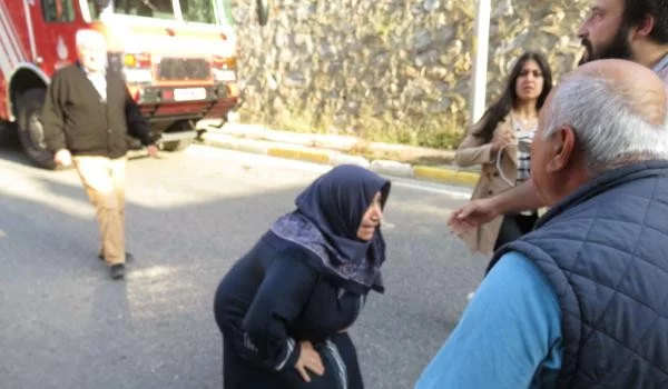 Ataşehir'de kızının kazada yaralandığını öğrenen anne gözyaşlarına boğuldu
