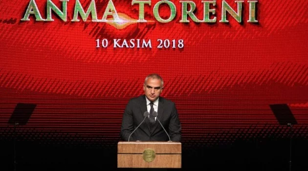 Bakan Ersoy, Atatürk’ü anma programında konuştu