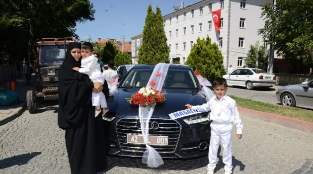 Başkan Altay’ın makam aracı şehit çocuklarının sünnet arabası oldu