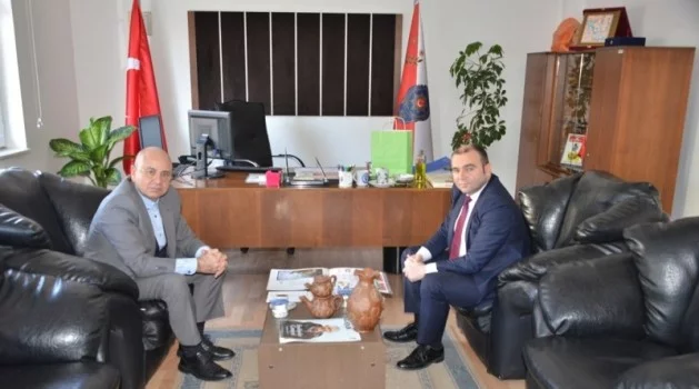 Başkan Saraoğlu’ndan Emniyet Müdürü Tosun’a teşekkür ziyareti