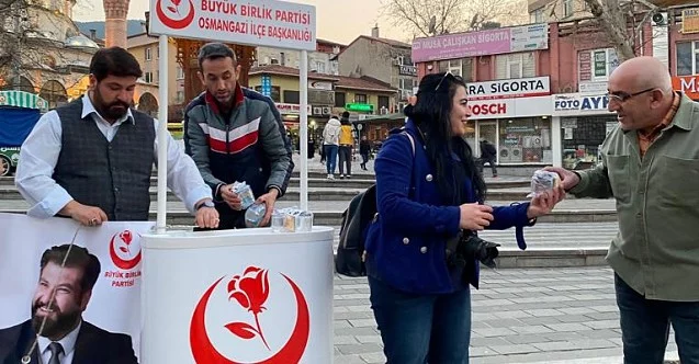 BBP Bursa Milletvekili adayı İsmail Demir'den Bursalılara iftariyelik