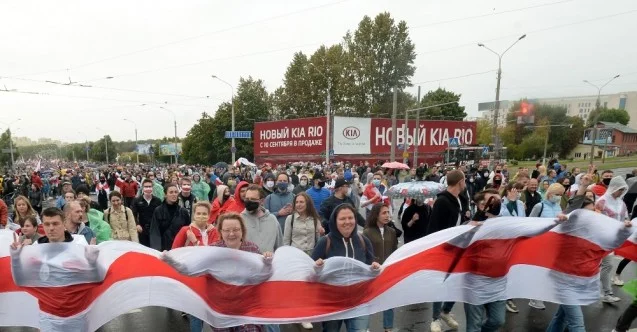 Belarus’ta Lukaşenko karşıtı protestolar 7. haftasında