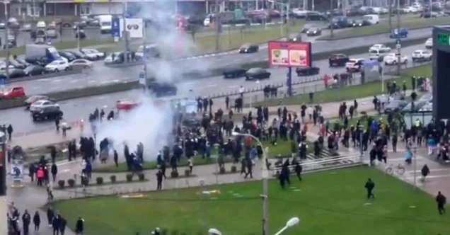 Belarus’taki hükümet karşıtı protestolarda 80 kişi gözaltına alındı