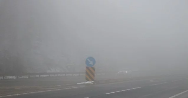 Bolu Dağı’nda sis