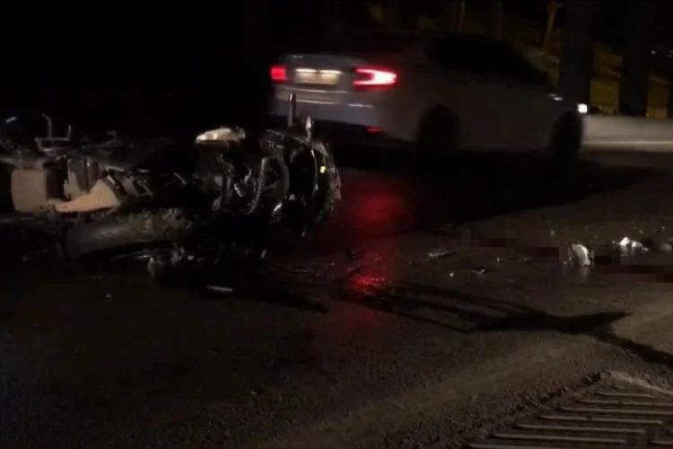 Bursa'da feci kaza: Motosiklet sürücüsü ağır yaralandı