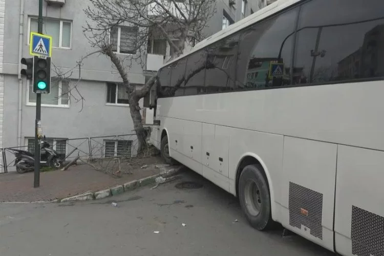 Bursa'da önce ağaca ve kamyonete, sonra evin duvarına çarptı