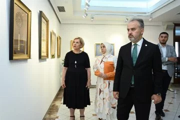 Bursa'da ziyarete açıldı! Saraydan sanata uzanan sergi