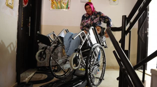Bursa'da engelli kıza komşu engeli