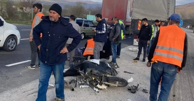 Bursa'da feci kaza: Motosiklet sürücüsü hayatını kaybetti