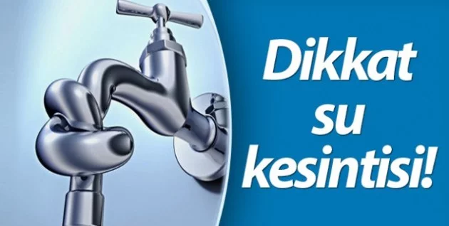 Bursa'da üç ilçede su kesintisi