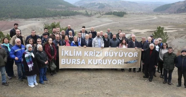Bursa'da Nilüfer Barajı’ndaki su krizine karşı çağrı