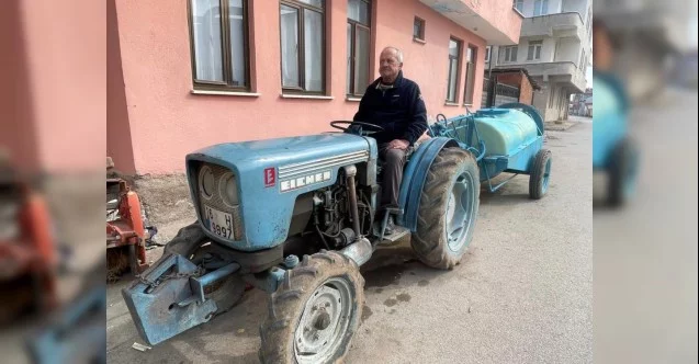 Bursa'da şaka gibi olay! 47 yıllık traktörüne otoyol cezası geldi