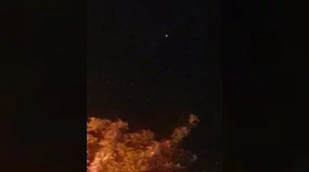 Bursa'da UFO gördüğünü zanneden köylünün çektiği videoya sosyal medyada büyük ilgi