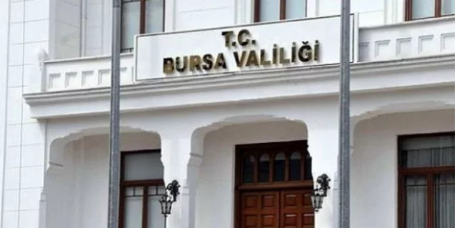 Bursa Valiliği yeni kurul kararları açıkladı