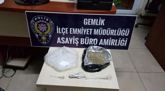 Bursa’da baskın! 15 bin liralık uyuşturucu...