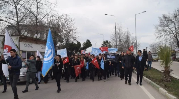 Bursa’da Doğu Türkistan’daki Çin zulmü protesto edildi