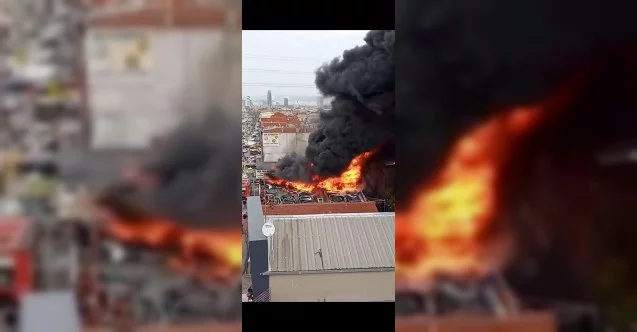 Bursa’da yangın dehşeti...Alevler gökyüzüne yükseldi