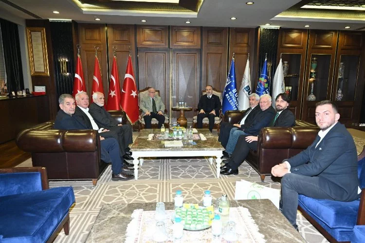 Bursaspor'dan Başkan Aktaş'a ziyaret