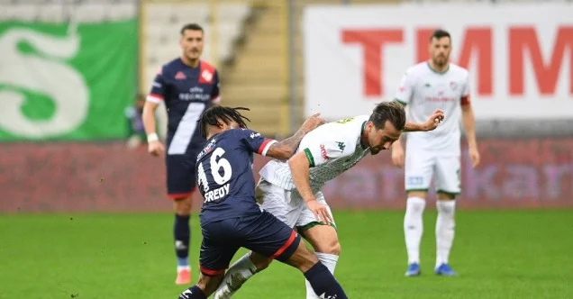 Bursaspor’un 20 maçlık gol zinciri sona erdi
