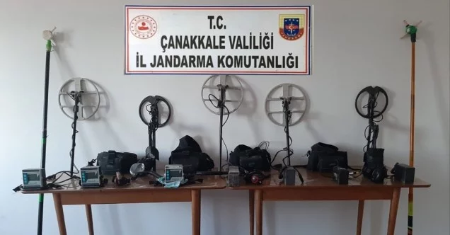 Çanakkale’de 17 defineci gözaltına alındı