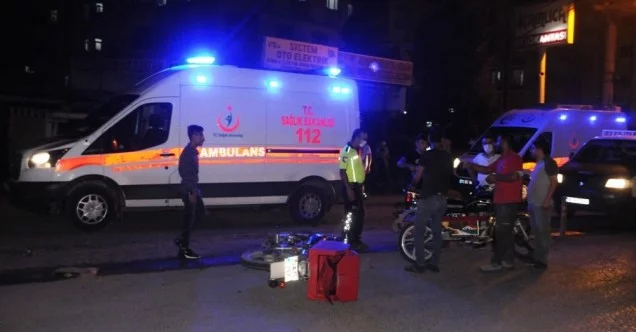Cizre’de 2 Motosiklet kafa kafaya çarpıştı: 3 yaralı