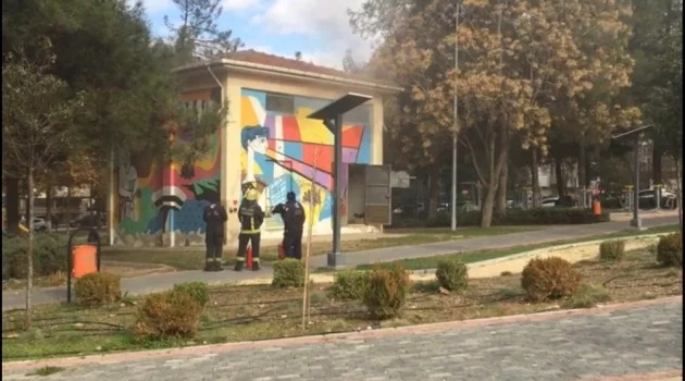 Bursa'da çocuk parkında bomba gibi patladı