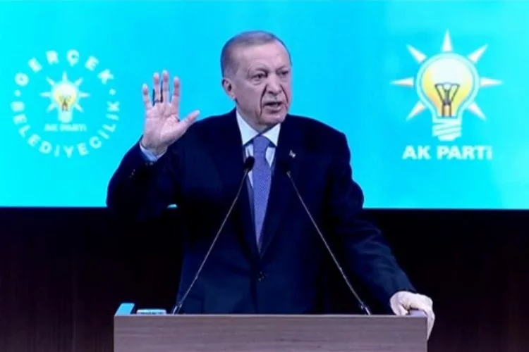 Cumhurbaşkanı Recep Tayyip Erdoğan konuşuyor