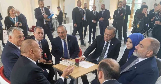Cumhurbaşkanı Erdoğan, Aliyev ve Paşinyan’dan üçlü görüşme