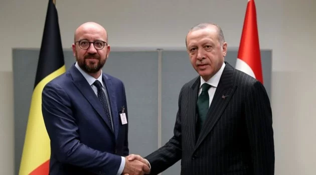 Cumhurbaşkanı Erdoğan, Belçika Başbakanı Charles Michel’i kabul etti