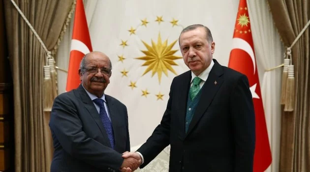 Cumhurbaşkanı Erdoğan, Cezayir Dışişleri Bakanı’nı kabul etti