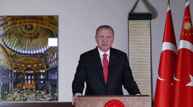 Cumhurbaşkanı Erdoğan'dan önemli Ayasofya açıklamaları