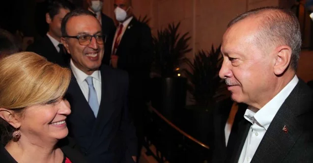 Cumhurbaşkanı Erdoğan, Hırvatistan ve Bulgaristan eski cumhurbaşkanları ile görüştü
