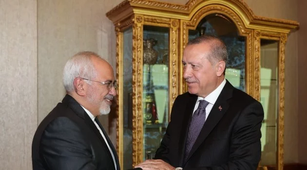 Cumhurbaşkanı Erdoğan, İran Dışişleri Bakanı Zarif’i kabul etti