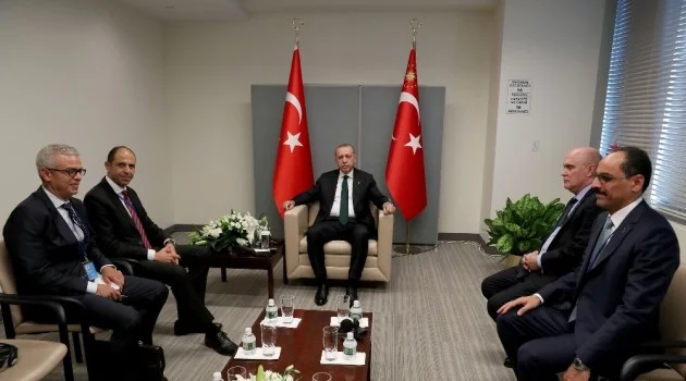 Cumhurbaşkanı Erdoğan, KKTC Dışişleri Bakanı Özersay’ı kabul etti
