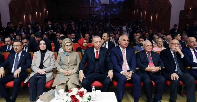 Cumhurbaşkanı Erdoğan Kültür ve Turizm Bakanlığı Kültür Sanat Özel Ödülleri Töreni'ne katıldı