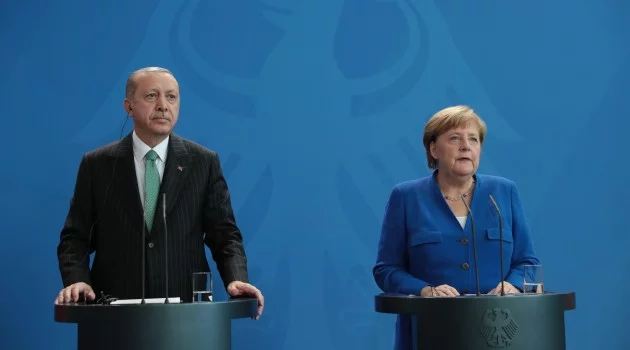 Cumhurbaşkanı Erdoğan ve Merkel'den önemli açıklamalar