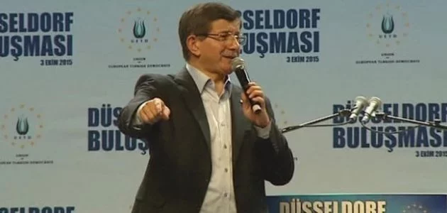  Davutoğlu'ndan HDP'ye sert sözler