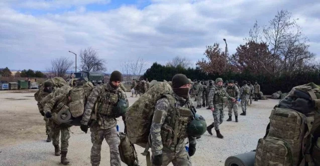Edirne’den komando taburu Gaziantep’e intikal ediyor