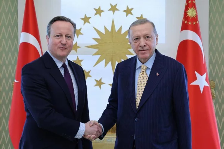 Erdoğan, Birleşik Krallık Dışişleri Bakanı Cameron'u kabul etti