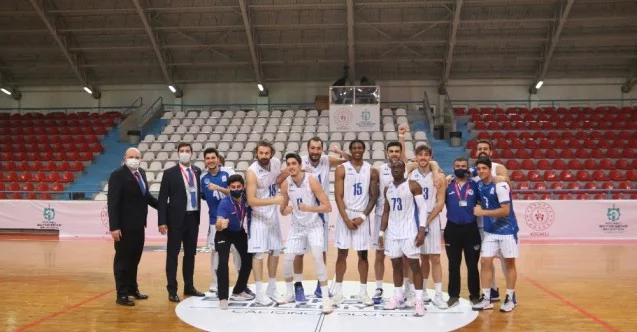 Erkekler Basketbol 1. Ligi: Kocaeli Büyükşehir Belediyesi Kağıtspor: 83 - Sigortam.Net:80