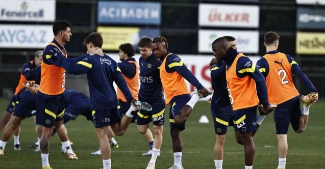 Fenerbahçe, Ümraniyespor maçı hazırlıklarını sürdürdü