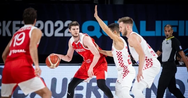 FIBA 2022 Avrupa Şampiyonası Elemeleri: Hırvatistan: 79 - Türkiye: 62
