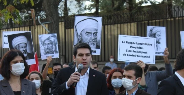 Fransa Büyükelçiliği önünde eylem
