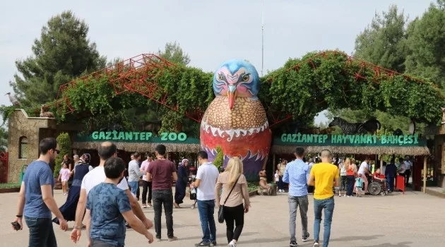 Gaziantep Hayvanat Bahçesine 3 günde 600 bin ziyaretçi