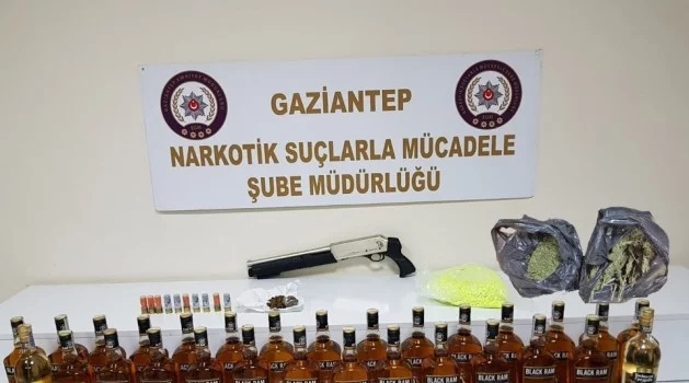 Gaziantep’teki kaçak içki operasyonu: 6 gözaltı