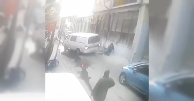 Bursa'da görünmez kaza kameralara yansıdı