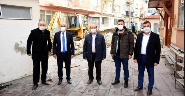 Hacı Hasan Camii Çevre Düzenleme Çalışmaları Başladı