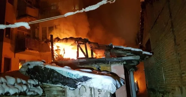 Bursa'da iki katlı müstakil evde yangın paniği